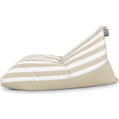Pouf Pyramide Toldotex Écru pour Extérieur ou Intérieur XL Écru (1/5)