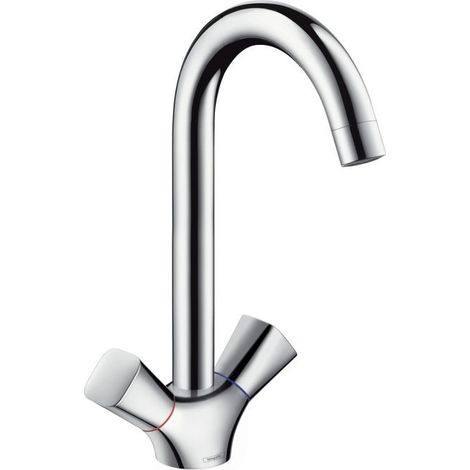 Hansgrohe Logis - Grifo de pie para fregadero, cromo 71280000
