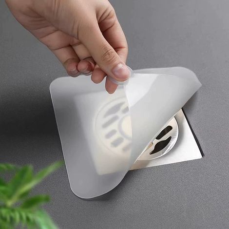 Desagüe de piso, bloqueador de olores, tapa de silicona para desagües de cocina — Para baños y aseos: prevención de reflujo y sellado antiolor (1/4)