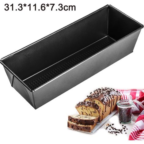 Moule à pâtisserie rectangulaire antiadhésif pour four, boîte à pain au fromage, moule à gâteau (1/5)