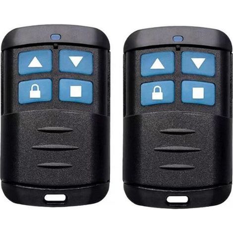 Nouvelle Télécommande de Clonage de Clé 433 MHz pour Ouvre-Porte de Garage, Code D'Apprentissage de Clonage, 2 Pièces (1/2)