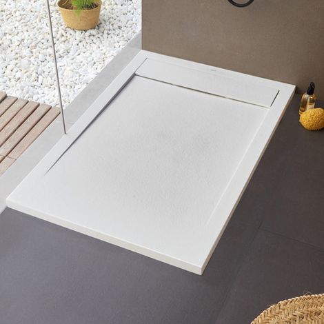 Receveur de douche blanc New York - 90 x 70 cm (1/3)