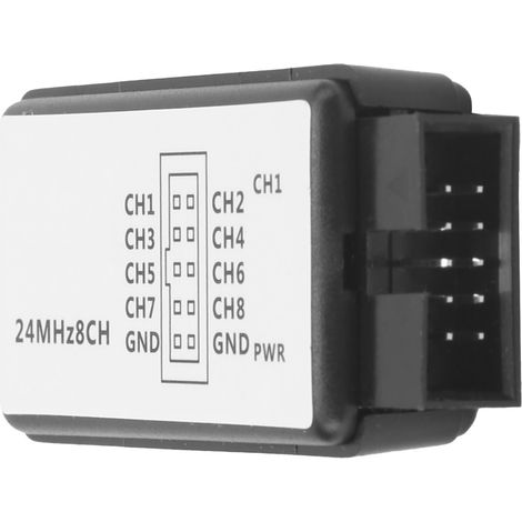 USB-Logikanalysator, 8-Kanal-Minigerät mit Kabel für ARM-FPGA 24 MHz, -0,5 V bis 5,25 V (1/5)