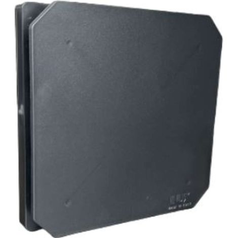 ASPIRATORE ELETTRICO LUX301  A MURO D 80 MM NERO