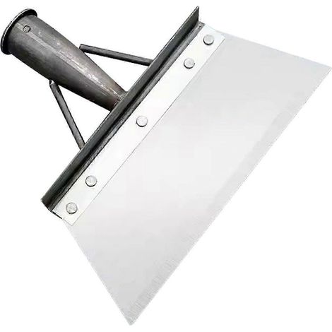 Pelle de jardin robuste pour enlever la mousse et la neige - Grattoir en acier multi-usages pour l'entretien de la pelouse et l'aménagement paysager du jardin (1 pièce) (1/5)