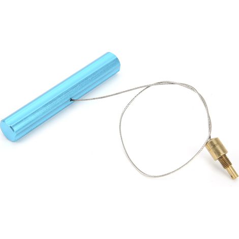 Kit Tige de Valve Pneumatique Moto Bleu 80x10mm/3.1x0.4in Outil pour Pneus Vélo Pièces (1/5)