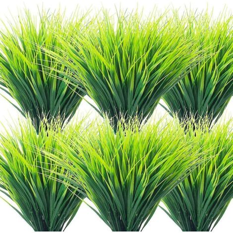 Set mit 20 künstlichen Gartenpflanzen, Dekoration für Terrasse und Garten aus UV-beständigem Kunststoff (1/5)