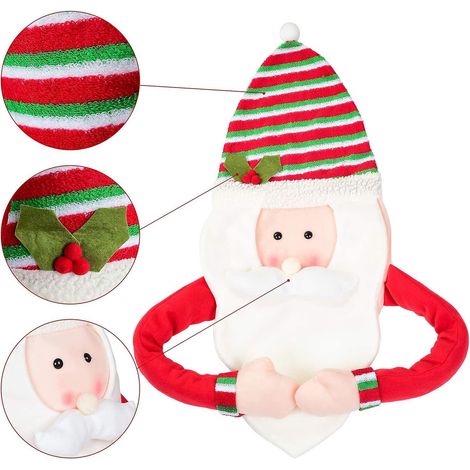 Weihnachtsbaumschmuck, Weihnachtsbaum-Emblem mit Weihnachtsmann, Weihnachtsbaumdekoration