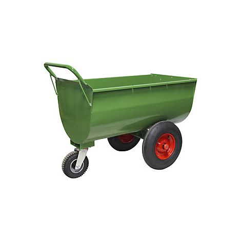 kaiserkraft Autocarro ribaltabile ruota con camera d'aria (1/2)