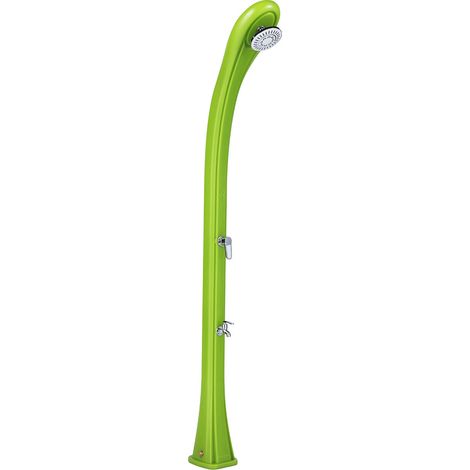 Doccia Solare da Giardino 28L Miscelatore e Lavapiedi Verde (1/5)