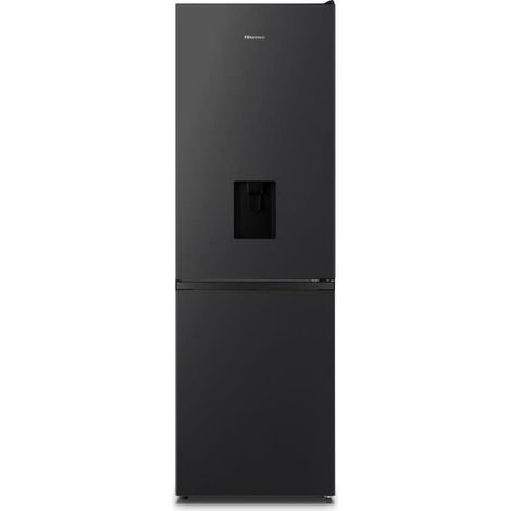 Hisense – Réfrigérateur-congélateur 304 L noir – No Frost, écran LED, Multi Air Flow, 3 tiroirs, classe E, 39 dB – Capacité congélation 6 kg/24h (1/5)