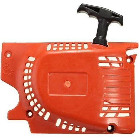 Lanceur Complet Tronçonneuse - 45 Cm3 52 Cm3 58 Cm3 - Compatible Machines Thermiques - 1 Pièce (1/2)