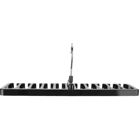 Cintre rotatif multifonction pour cravates, crochet pivotant, rangement de ceintures, organiseur de placard noir (1/5)