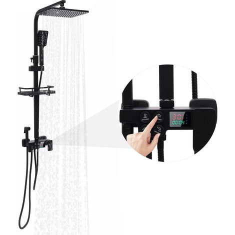 Duschsystem Regendusche Duschpaneel Massage Duschset Duscharmatur mit Handbrause