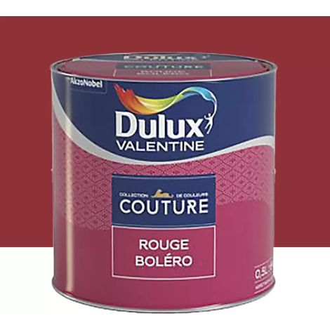 Peinture acrylique Dulux Valentine Couture Rouge boléro 0,5 L (1/2)