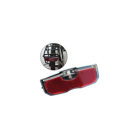 Feu arrière de vélo, feu arrière de réflecteur arrière de vélo en Acrylique ABS, feu de vélo Universel d'avertissement de vélo de Montagne sans Batterie