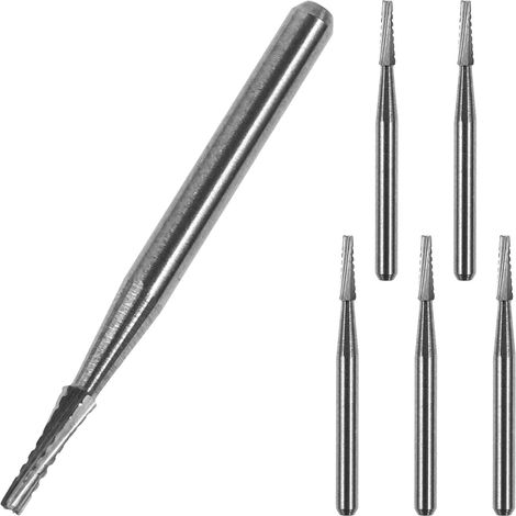 5pièces Kit Réparation Vitre Pare-Brise Forets Carbure Tungstène pour Réparation Précise Éclats Fissures Vitrage Automobile (1/5)