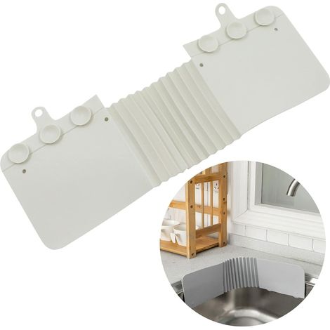 Protecteur d’évier anti-éclaboussures, cache pour cuisine et salle de bain, accessoire imperméable (1/5)