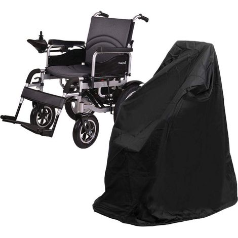 Housse Protection Fauteuil Roulant - Imperméable Nylon Renforcé - Pour Fauteuil Électrique Déambulateur Scooter de Mobilité - 100 x 75 x 100 cm