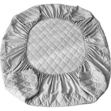 Funda Impermeable Para Colchón - Membrana TPU - Tapacolchón Antifugas Para Incontinencia - 160 x 200 cm - Altura Máx 30 cm - 1 Unidad (1/5)