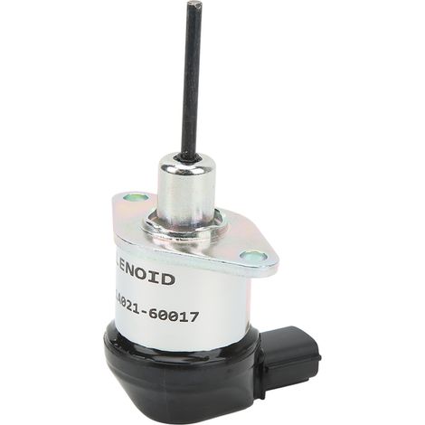 Solenoïde d'arrêt carburant 1A021 60017, électrovanne d'extinction pour excavatrice, pièce de remplacement 12V pour Kubota L2800 L3130 L3200 (1/5)