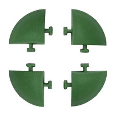 ANGOLARE X PIASTRELLA AUTOBLOCCANTE - PP VERDE CM 5X5 H.CM 2,5 CF=PZ 4- 1 confezioni