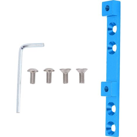Porte-bidon vélo ajustable 4 trous fixation réglable pour cadre - Bleu (1/5)