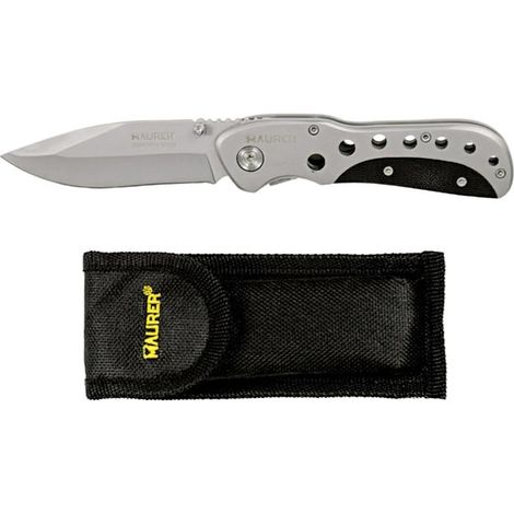 MAURER navaja maurer sports 19,5cm total , Navaja maurer sports - Hoja de acero inoxidable.- Tamaño: 195 mm. Abierta / 112 mm. Cerrada.- Mango ergonomico. (1/2)