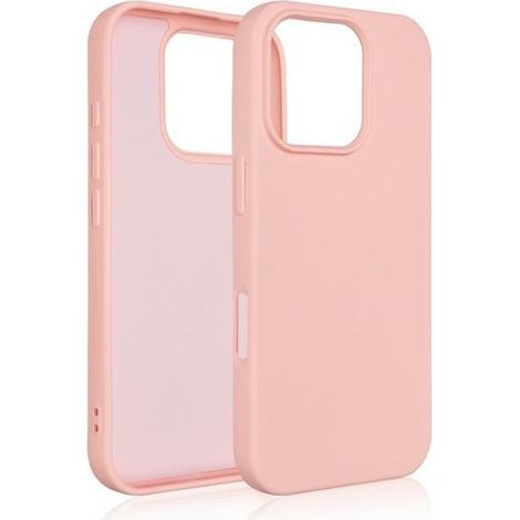 Funda de silicona Beline para iPhone 16 Pro de 6,3 pulgadas, color oro rosa (1/3)