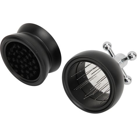 [Mit Ständer] Kaffeepulverspender für die nördliche Hemisphäre, doppelt gelagert, höhenverstellbar, klumpenlösende Rotation, schwarz, 53 mm (1/5)