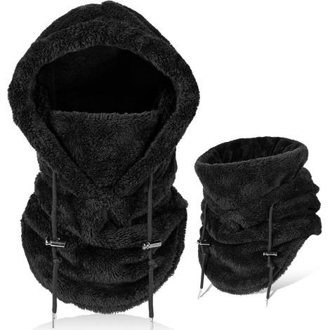 Cagoule polaire thermique multifonction pour homme et femme, coupe-vent, masque de ski chaud (1/5)