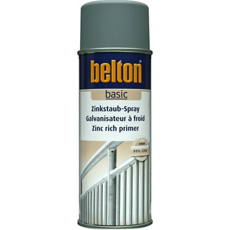 Spray anti-corrosion - BELTON - BASIC - 400ml - 99% de zinc - Résiste jusqu'à 400°C (1/4)