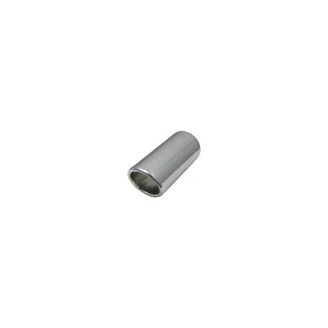Auspuffblende universal Edelstahl - Anschluss 50-60mm (1/2)