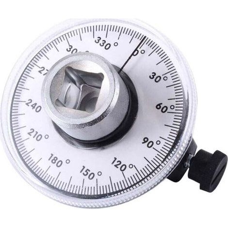 Clé dynamométrique 1/2 pouce, jauge d'angle, jeu de clés dynamométriques 1/2 pouce avec entraînement réglable à 360°, outils de mesure professionnels (1/4)
