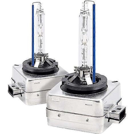 2 ampoules de phares de voiture D1c D1s D1r 8000k bleu glacier 35w compatibles feux de croisement/route - -+(cfte (1/5)