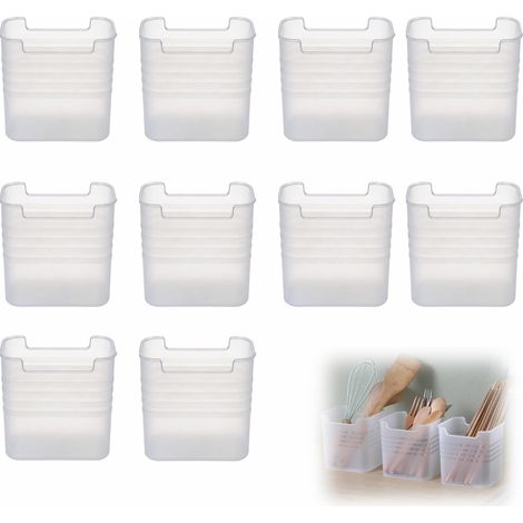 Lot de 10 Pièces Organisateur Frigo, Organisateur Frigo, Boite de Rangement Frigo Bacs, Pour Réfrigérateur La Cuisine Le Garde-Manger Les Armoires et Les Comptoirs (1/5)