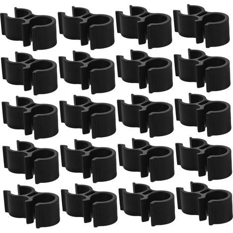 Support de pommeau de douche en plastique Tofficu, installation simple et support stable, lot de 20 pour chaise de douche (1/5)