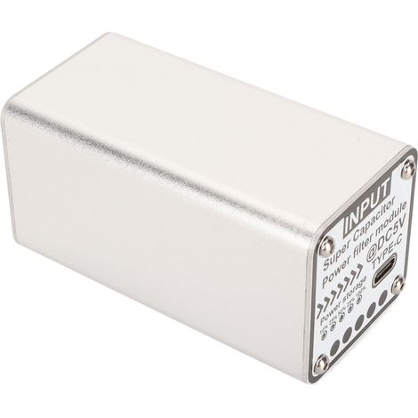 Module de filtrage d'alimentation à condensateur professionnel, boîtier en alliage d'aluminium, interface Type C, pour Raspberry Pi 5V (1/5)