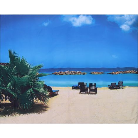 Tenture Murale Décoration Plage Paysage Marin pour Salon Chambre 150 x 130 cm (1/5)
