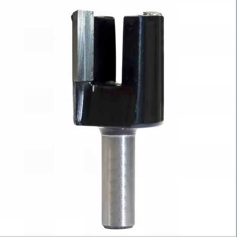Mèche à Entailler Droite Carbure D.18 mm x Q. 8 x Lu. 12 mm x Lt. 38 mm Z2 - Idéale pour Défonçage Menuserie - Diamwood