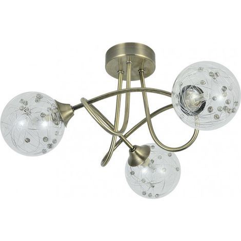 Lampe rio de janeiro 3xg9 Leder 21x37x37 cm (1/3)