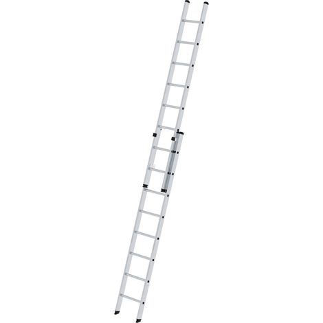 MUNK Aluminium-Schiebeleiter 2-teilig ohne Traverse 2x8 Sprossen (1/4)