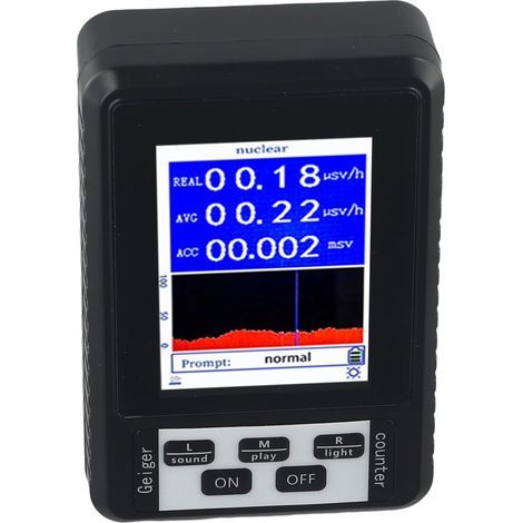 Dosimètre de rayonnement numérique portable avec détecteur de rayonnement nucléaire Geiger (1/5)