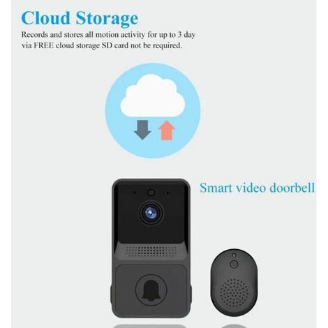 Sonnette vidéo intelligente - - Interphone bidirectionnel - Vision nocturne - Caméra IP WiFi - Application Aiwit (1/4)