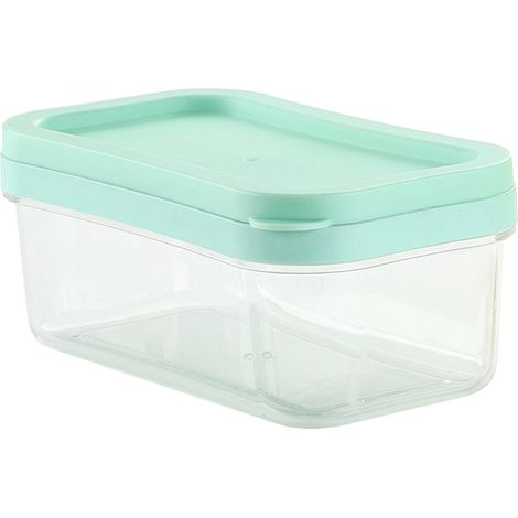 Boîte à beurre en acier inoxydable avec couvercle, facile à couper, réutilisable et facile à nettoyer. (1/5)