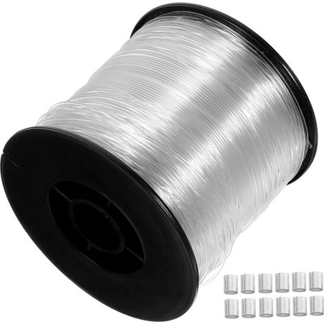 Fil de Pêche en Nylon Transparent et Invisible, Fil Flexible pour Suspendre Décorations, Alliage D'aluminium, Design Simple et Délicat, Usage Maison (1/5)