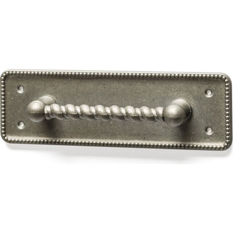 Tirador de Asa para Mueble  Estilo Clásico  Fabricado en Zamak  Acabado en Champagne bronce mm  Medidas 1103522 mm  Sistema de Fijación Atornillado  Incluye Tornillos M4  2 Unidades -