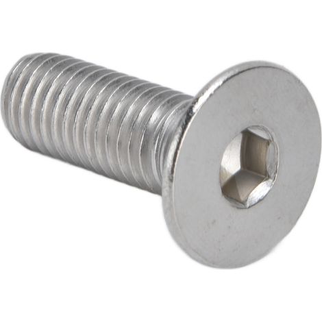 Vis à tête fraisée hexagonale M10x30 en acier inoxydable A2, lot de 30, pour assemblage industriel et bricolage (1/5)