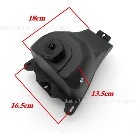 Accessoires pour motos tout-terrain, réservoir de carburant en plastique Little Apollo, 49 cm3, réservoir de carburant 2 temps, modification du système d'alimentation. (1/5)