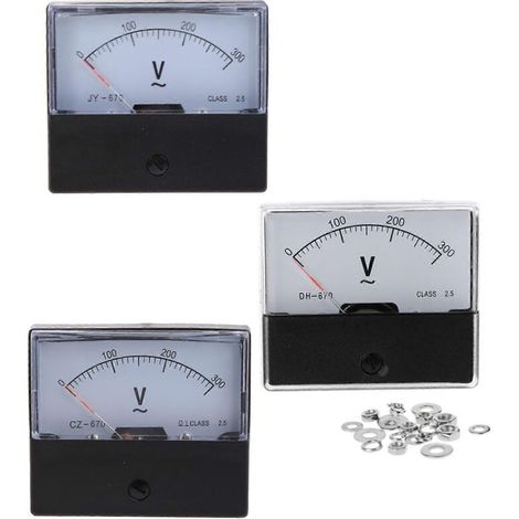 Voltmètre analogique de panneau AC 0-300 V DH-670